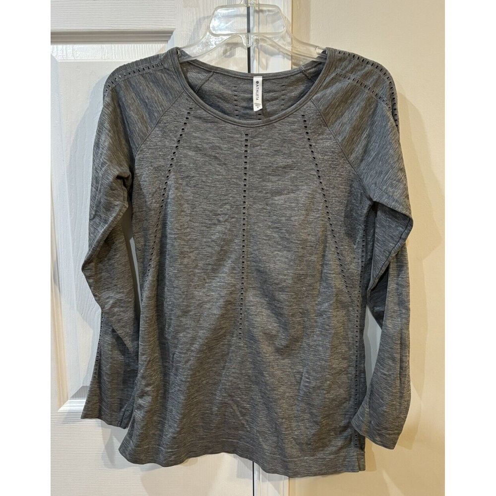 Athleta Foothill Heather‎ Long Sleeve Grey Size Small